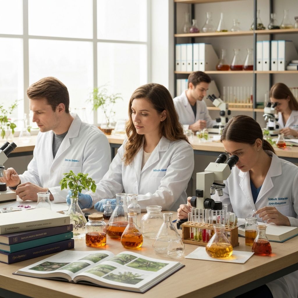 Scientific research on natural components